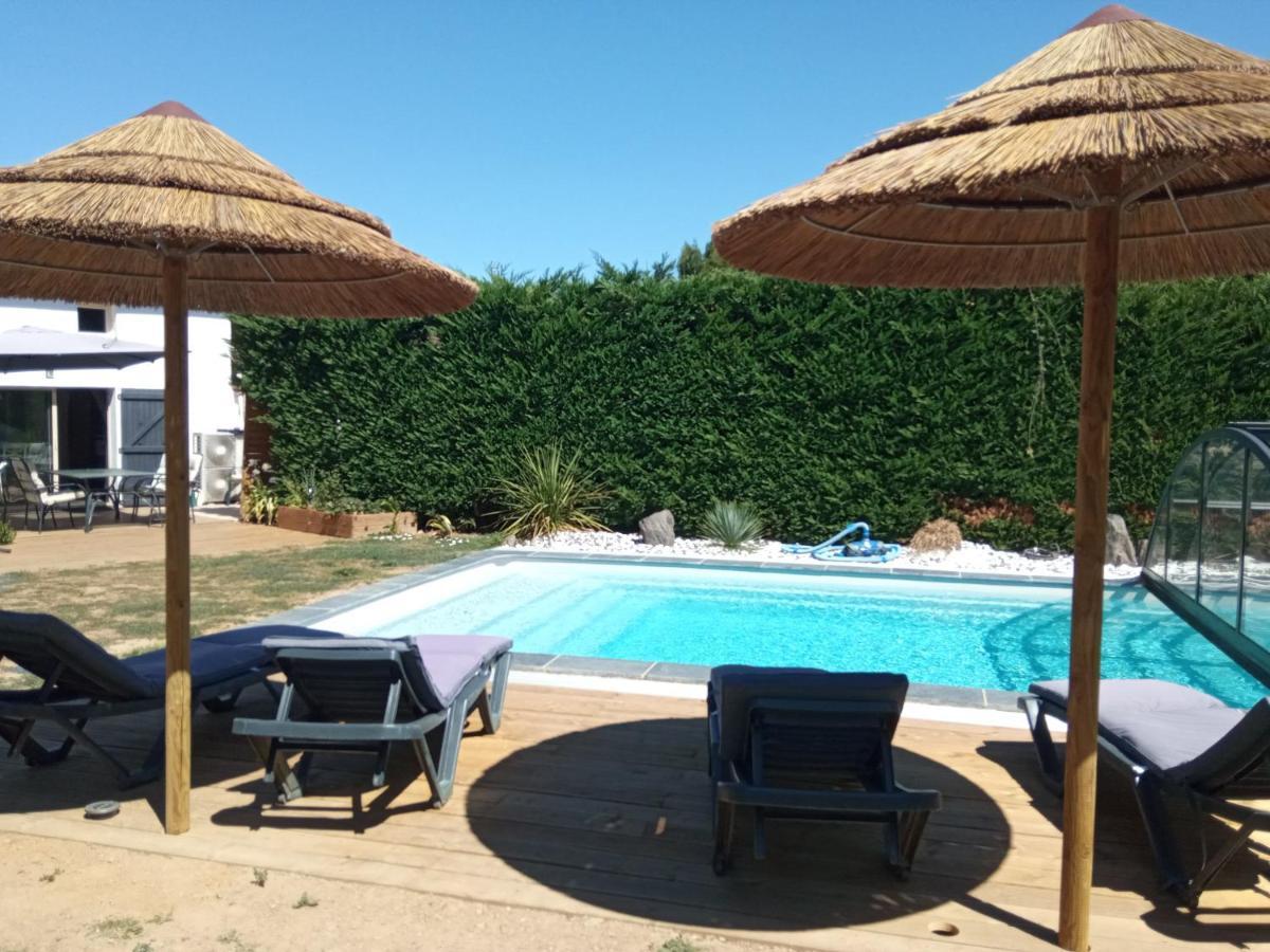 Bed and Breakfast Mas des Vignes Piscine chauffée Le Champ-Saint-Pere Esterno foto